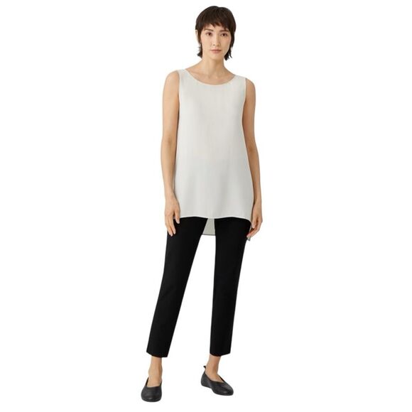 |EUC| EILEEN FISHER System Washable Stretch Crepe Slim Ankle Pant (Petite) - Picture 1 of 8